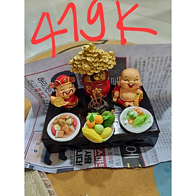 Mua Thần Tài - Thổ Địa theo yêu cầu cho Khách - tặng kèm 10 nhang. Bàn thờ Thần Tài Ông Địa Đồ trang trí Quà tặng