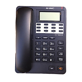 Corded Telephone Caller ID Volume Control Redial/P for Office Desktop black