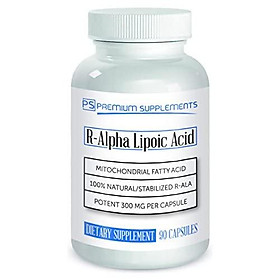 R-Alpha Lipoic Acid 300MG of Pure R-LIPOIC Acid 90 Count. ((((MAX Strength))))