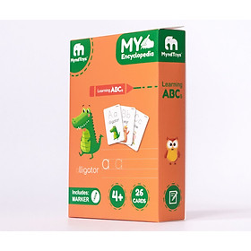 Đồ chơi Giáo dục MyndToys Flash Cards học chữ Boardgame – My Encyclopedia – Learning ABCs cho trẻ từ 4 tuổi