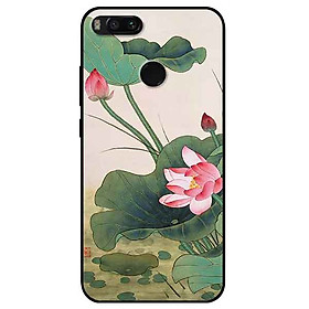 Ốp lưng in cho Xiaomi Mi A1 Mẫu Sen Vươn Lên