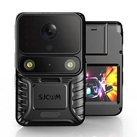 Máy ảnh cơ thể SJCAM A50 DV 4K 30fps IR-Cut GPS hồng ngoại ánh sáng tầm nhìn phát hiện chuyển động không thấm nước Màu sắc thực thi pháp luật: Chỉ A50 Đen