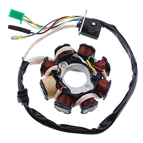 Motorcycle Magneto Stator Ignition Generator 8 Pole Coil for GY6 125cc 150cc