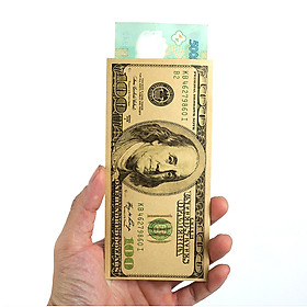 Combo 100 cái bao lì xì Tết 2019 đồng 100USD may mắn 