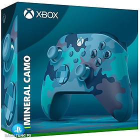 Tay Cầm  chơi game Wireless Controller Xbox Series XS Mineral Camo-Camo Xanh hàng nhập khẩu
