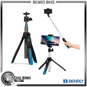 Mua Gậy Selfie | Benro Mini Tripod màu Xanh | BK15 | Hàng Chính Hãng