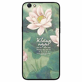 Ốp lưng in cho Oppo A71 Mẫu Không Ngại Yêu