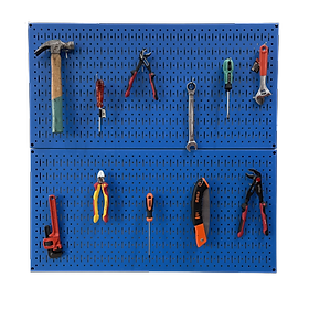 Mua Tấm lưới đôi Pegboard xanh dương mờ treo tường FABINA - 2 tấm