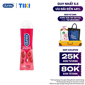 Hình ảnh Gel bôi trơn Durex Play Strawberry 100ml