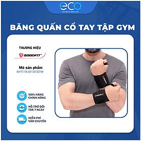 Băng quấn cổ tay trợ lực khớp tập gym, boxing bảo vệ cổ tay GoodFit GF301W (1 đôi)