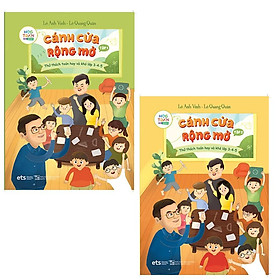 [Einstetin Books] Cánh Cửa Rộng Mở: Thử Thách Toán Hay và Khó Lớp 3-4-5 (Tập 1+2)