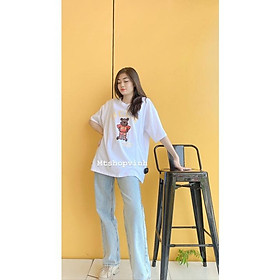 Áo phông form rộng Gấu UKILA vừa cute vừa thể thao Thời trang Nữ