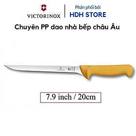 BÁO GIÁ Dao Làm Bếp Victorinox | Shopee Lazada Sendo Tiki mới nhất 42 Dao Phi Lê, Dao Lọc Thịt Victorinox Swibo Lưỡi Thép Không Gỉ 20cm Cán Nhựa Màu Cam - Thụy Sỹ (5.8450.20)