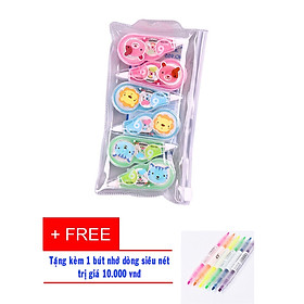 Set 6 Bút Xóa Kéo Hình Hoạt Hình Đáng Yêu Jinuo * No.955 tặng kèm 01 Bút nhớ dòng highlight trị giá 10.000 đ