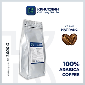 Cà phê hạt rang K Coffee 100% Arabica nguyên chất cà phê đậm vị 1Kg Túi