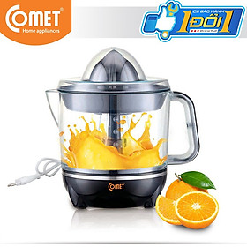 Máy Vắt Cam Comet CM9924 (0.7 Lít) - Đen - Hàng Chính Hãng