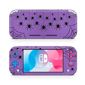 Mua Skin decal dán Nintendo Switch Lite mẫu Halloween nhện tím (dễ dán  đã cắt sẵn)