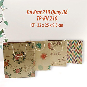 Tk23-Túi Kraft Quay Bố Số 3-32 X 25 X 9.5Cm