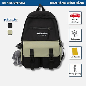 Balo nam nữ BH Kids MGDCH đi học, đi chơi, phong cách U.K basic, chống nước, chống sốc, có ngăn đựng laptop - CH112