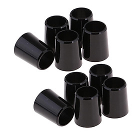 10 Pack Golf Irons Ferrules Wood Shaft End Caps for 0.370 Shafts Adapter