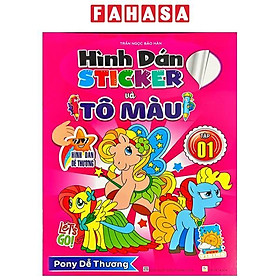 Sách - Hình Dán Sticker Và Tô Màu - Tập 1