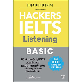 Ảnh bìa Hackers IELTS Basic- Listening