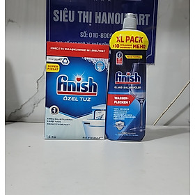 Muối rửa bát FINISH 4 kg + bóng finish chuyên dùng cho máy rửa chén bát