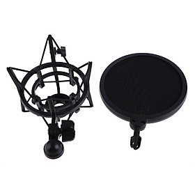 Mua SOAIY Shock Mount Kèm Màng Lọc Âm Cho Micro YL-101 - Hàng Nhập Khẩu