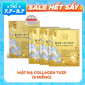 MẶT NẠ COLLAGEN TƯƠI(HỘP 3 MIẾNG )