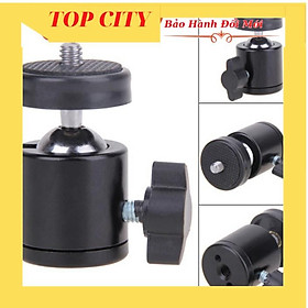 Mua Kết nối chân máy bi cầu kim loại khớp nối kẹp điện thoại máy ảnh gopro ren 1/4