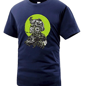 Áo thun AK_chiến thuật - xanh đen