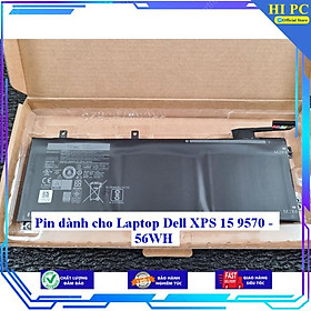 Pin dành cho Laptop Dell XPS 15 9570 56WH - Hàng Nhập Khẩu 