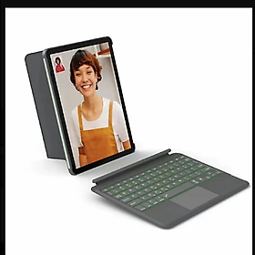 Bao da/ Case kiêm bàn phím Bluetooth cho iPad Gen 9 10.2 inch 2021 có Trackpad hiệu Nillkin - Hàng nhập khẩu
