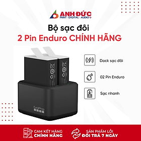 Mua Bộ sạc đôi Gopro Dual Battery Charger + 2 Pin Enduro cho Gopro Hero 11  10  9 thế hệ mới - Hàng Chính Hãng