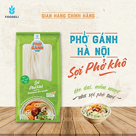 Phở Gánh Hà Nội Sợi Phở Phở Khô 100% từ gạo nguyên chất Gói 200gr