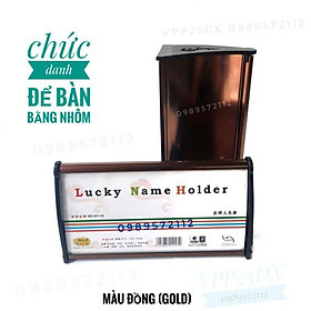 Mua Biển Chức danh để bàn bằng nhôm (130mm*65mm