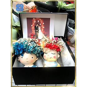 Mua Trang Trí Bàn Làm Việc  Couple Tượng Chàng Trai Cô Gái 251