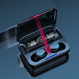 Tai nghe bluetooth F9 V5.1, tai nghe không dây cảm ứng thông minh, màn hình hiển thị pin sắc nét- Hàng nhập khẩu