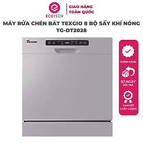 Mua Máy Rửa Chén Bát TEXGIO TG-DT2028 - HÀNG CHÍNH HÃNG - RỬA ĐƯỢC 8 BỘ BÁT ĐĨA - CÓ 6 CHƯƠNG TRÌNH RỬA - ĐẶT BÀN HOẶC LẮP ÂM - Bảo Hành 5 Năm