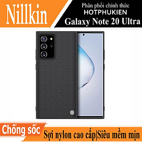 Ốp lưng chống sốc cho Samsung Galaxy Note 20 Ultra hiệu Nillkin Textured nylon fiber case (họa tiết 3D sang trọng, thiết kế chất liệu nylon và vải cho mặt lưng mềm mịn) - hàng nhập khẩu