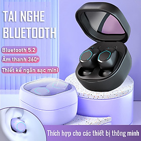 Tai nghe nhét tai không dây, bluetooth 5.2 kết nối nhanh và ổn định- D1477