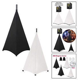 Universal Speaker Stand Cover Stretchable Height Flexible for Wedding Stage