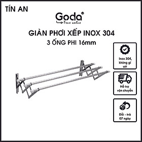 Mua Giàn Phơi Đồ Inox 304 Ống 16mm Co Giãn Thông Minh Cao Cấp Goda Loại 1m - GD-105