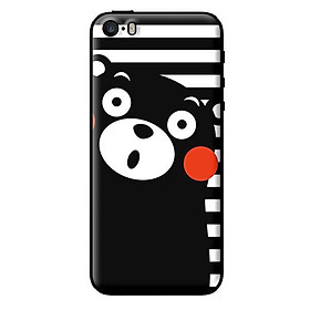 Ốp in cho iPhone 5s Gấu Kumathon - Hàng chính hãng