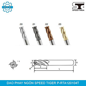 Dao phay vuông Speed Tiger P-RTA120104T