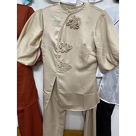 ĐỒ LAM ĐI CHÙA Mẫu Hạt Vải Lụa Nhung