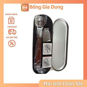 Bộ Dụng Cụ Mài, Chà Gót Chân Tẩy Da Chết Bằng Chất Liệu Inox Cao Cấp Kèm 20 Lưỡi Dao Thay Thế .