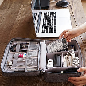 Mua Túi Đựng Dây Cáp Sạc và Linh Kiện-Màu Đen