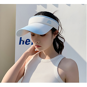 Mũ lưỡi trai nửa đầu kèm khẩu trang phong cách Hàn mới, nón nữ chống nắng kèm khẩu trang chống tia UV tuyệt đối