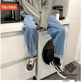 Được Kiểm Hàng TrướcQuần Baggy jean basic ống xuôngHÀNG SIÊU CẤP